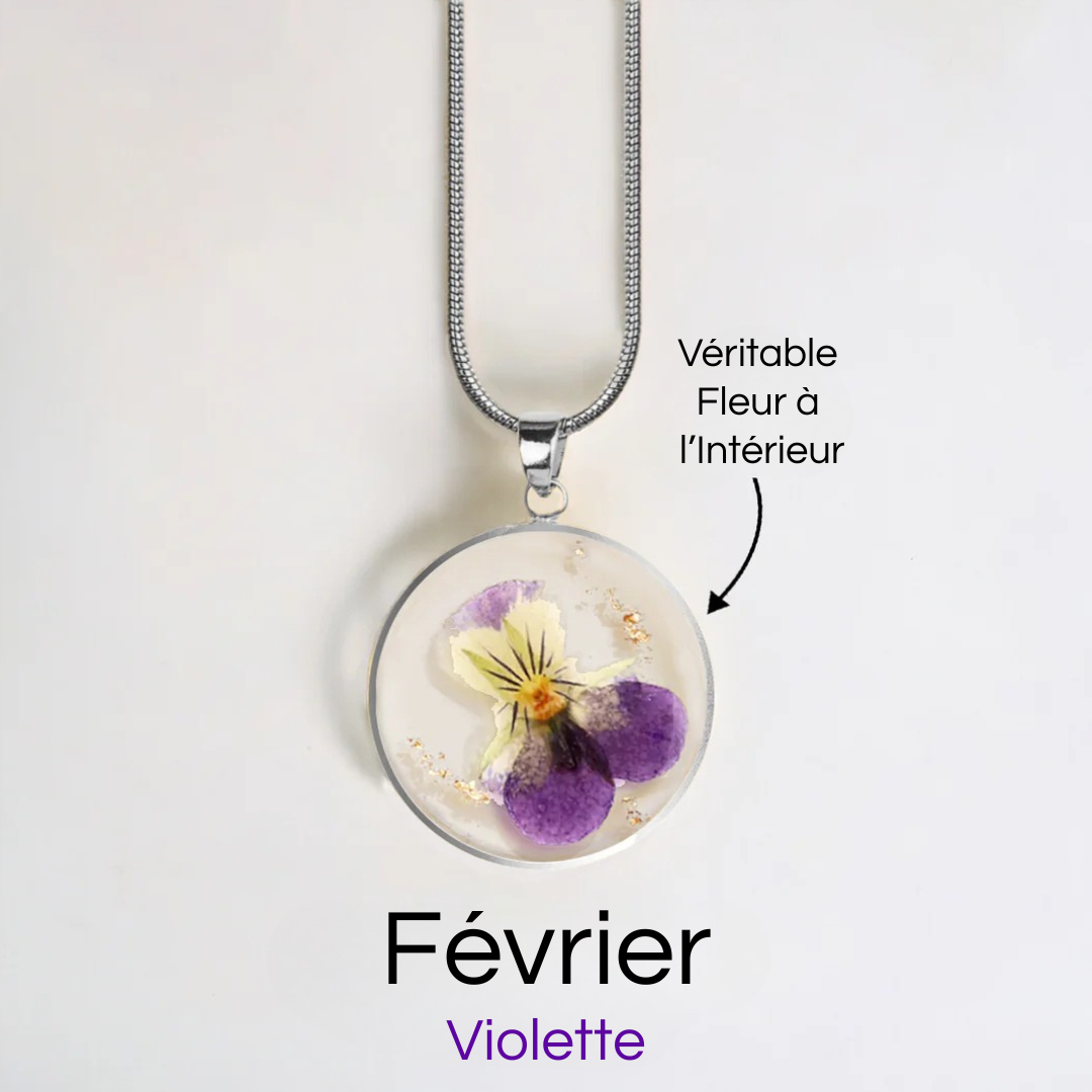 #Fleur de Naissance_Février Violette