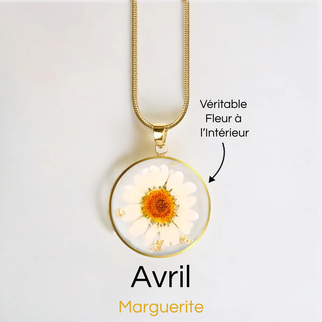 #Fleur de Naissance_Avril Marguerite
