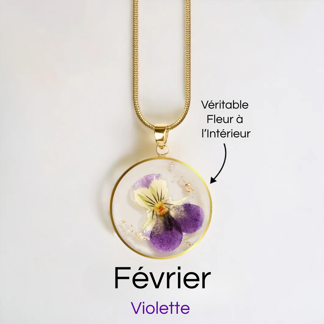 #Fleur de Naissance_Février Violette