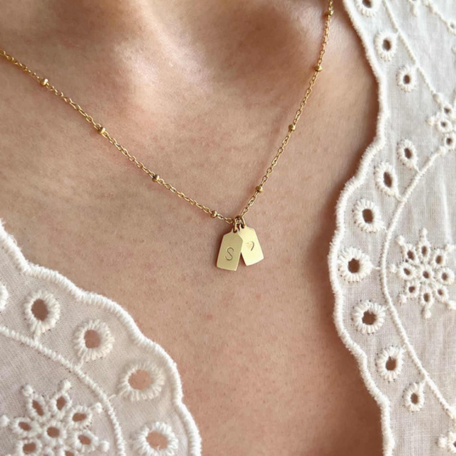Collier Lettre d’Amour Sur Mesure