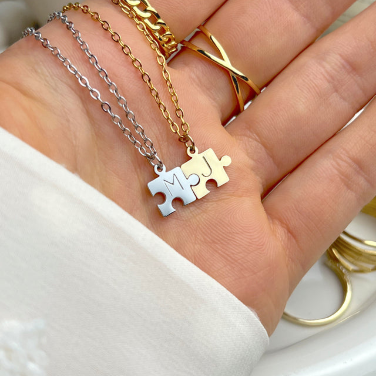 Collier Puzzle Éternel Sur Mesure