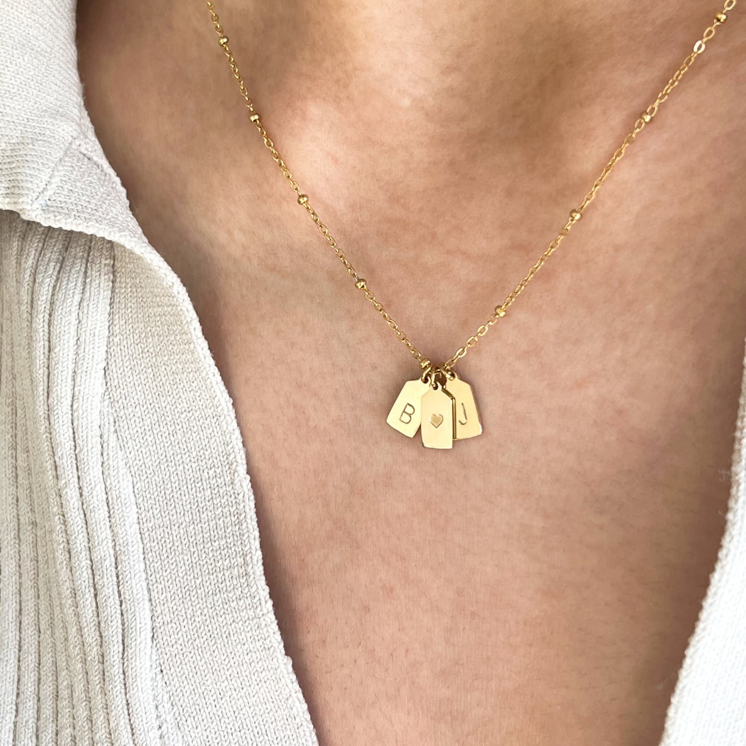 Collier Lettre d’Amour Sur Mesure